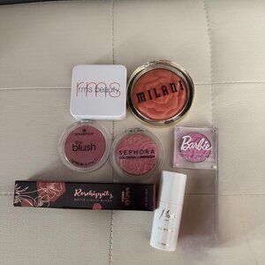 What's Up Beauty, Misha Beauty, RMS Beauty, Sephora, Essence & Milani Blushes
